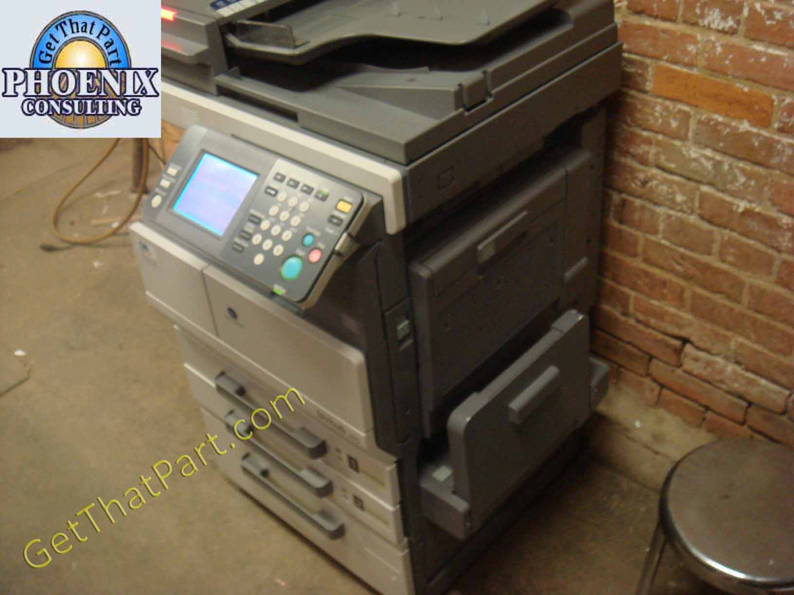 Konica Minolta BizHub 200 200F Tabloid Fax Scanner Copier ONLY 105K